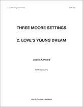 Love's Young Dream SATB choral sheet music cover